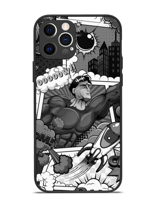 Comic Book Chaos Glossy Soft Edge Case for Apple Iphone 12 Pro Chachhi