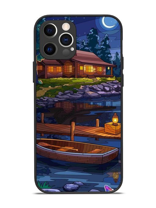 Moonlit Serenity Glossy Soft Edge Case for Apple Iphone 12 Pro