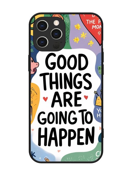 Uplifting Scribbles Glossy Soft Edge Case for Apple Iphone 12 Pro Max Chachhi