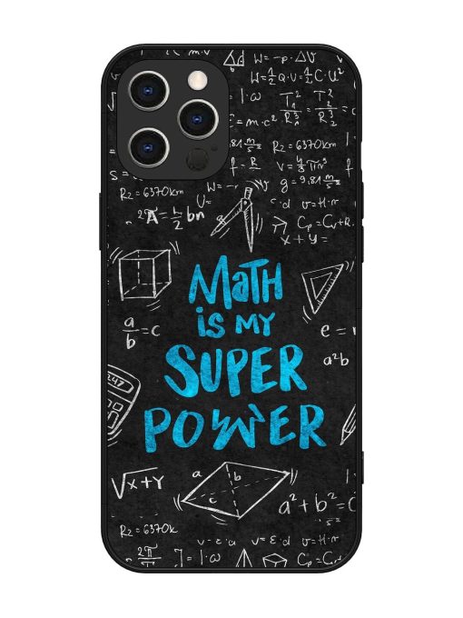 Math Magic Glossy Soft Edge Case for Apple Iphone 12 Pro Max Chachhi