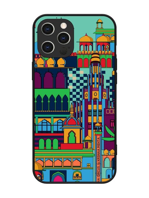 Indian Tapestry Glossy Soft Edge Case for Apple Iphone 12 Pro Max Chachhi