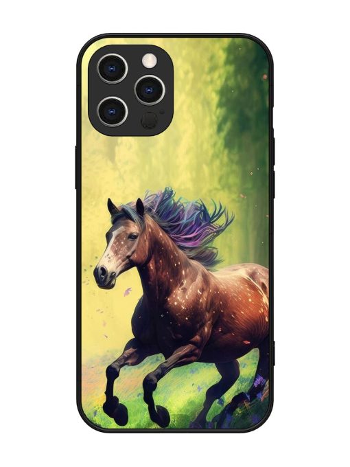 Enchanted Gallop Glossy Soft Edge Case for Apple Iphone 12 Pro Max Chachhi