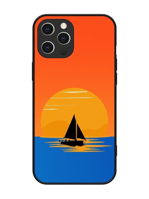 Sunset Sail Glossy Soft Edge Case for Apple Iphone 12 Pro Max Chachhi