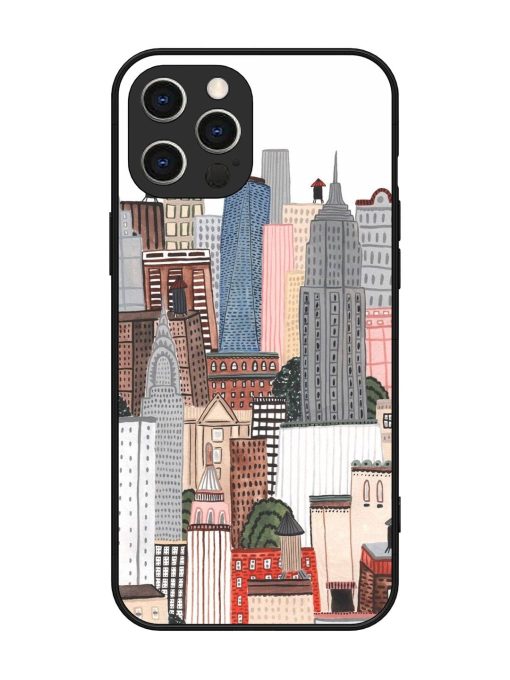 Cityscape Dreams Glossy Soft Edge Case for Apple Iphone 12 Pro Max Chachhi