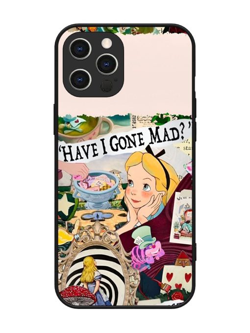 Mad Hatter'S Collage Glossy Soft Edge Case for Apple Iphone 12 Pro Max Chachhi