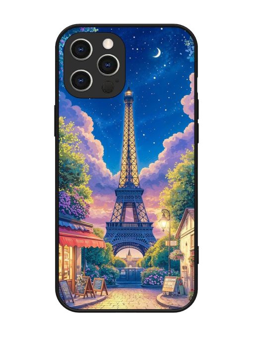 Twilight In Paris Glossy Soft Edge Case for Apple Iphone 12 Pro Max Chachhi