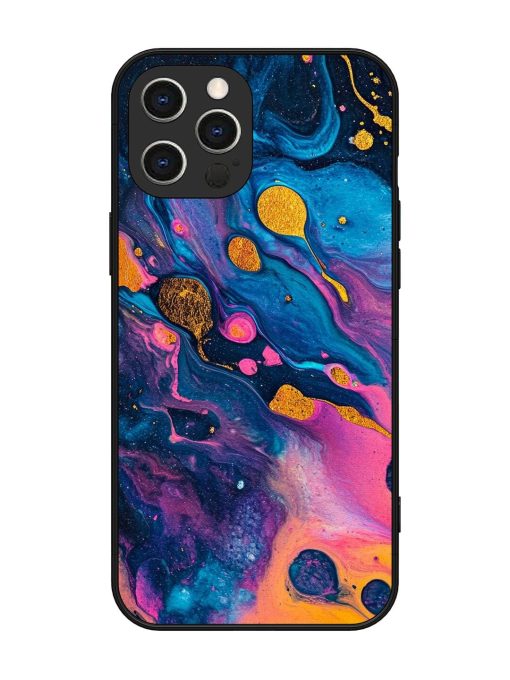 Cosmic Swirl Glossy Soft Edge Case for Apple Iphone 12 Pro Max Chachhi