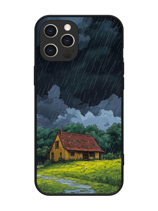 Rainy Day Retreat Glossy Soft Edge Case for Apple Iphone 12 Pro Max Chachhi