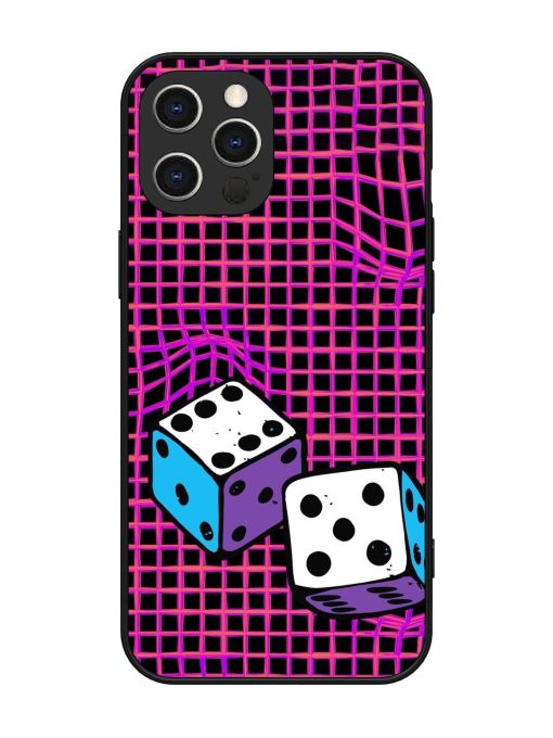 Glitched Dice Glossy Soft Edge Case for Apple Iphone 12 Pro Max Chachhi