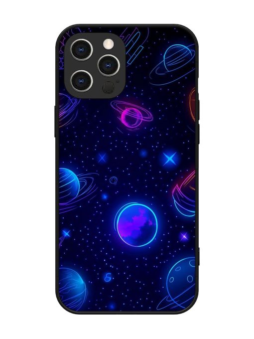 Neon Cosmos Glossy Soft Edge Case for Apple Iphone 12 Pro Max Chachhi