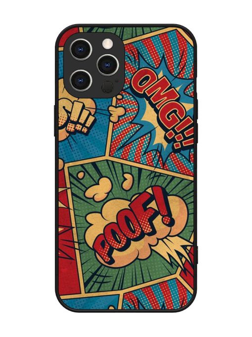 Comic Book Chaos Glossy Soft Edge Case for Apple Iphone 12 Pro Max Chachhi