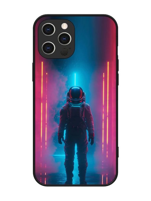 Neon Astronaut Glossy Soft Edge Case for Apple Iphone 12 Pro Max Chachhi