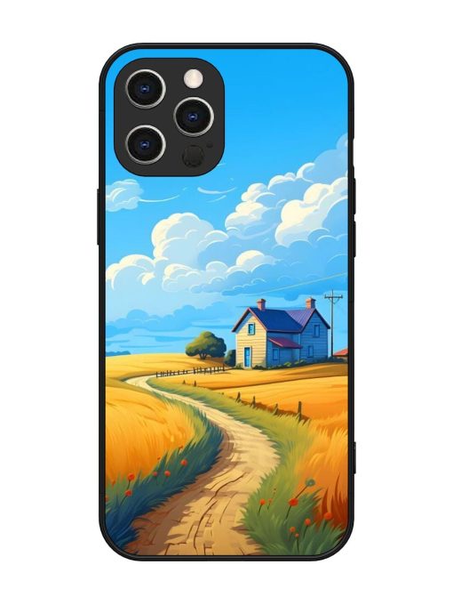 Countryside Cottage Glossy Soft Edge Case for Apple Iphone 12 Pro Max Chachhi