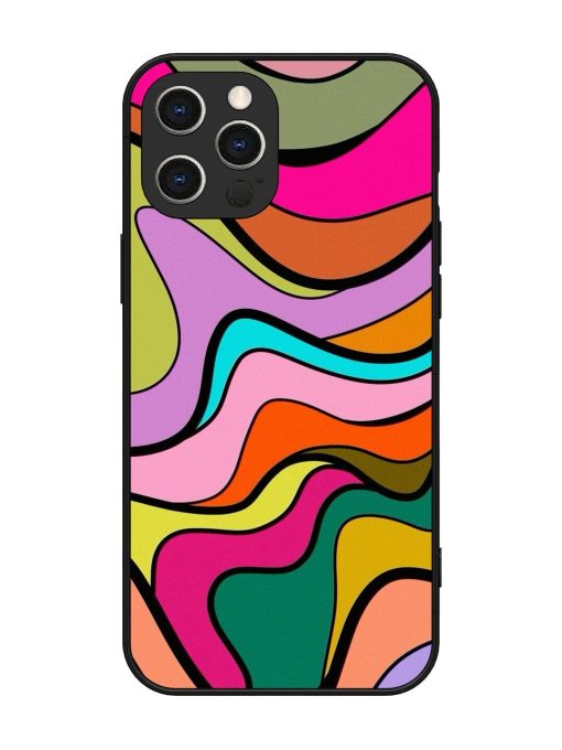 Wavy Wonder Glossy Soft Edge Case for Apple Iphone 12 Pro Max Chachhi