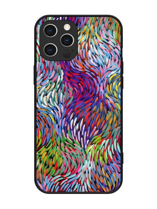 Vibrant Waves Glossy Soft Edge Case for Apple Iphone 12 Pro Max Chachhi