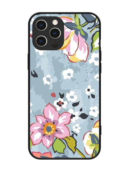 Floral Fantasy Glossy Soft Edge Case for Apple Iphone 12 Pro Max Chachhi