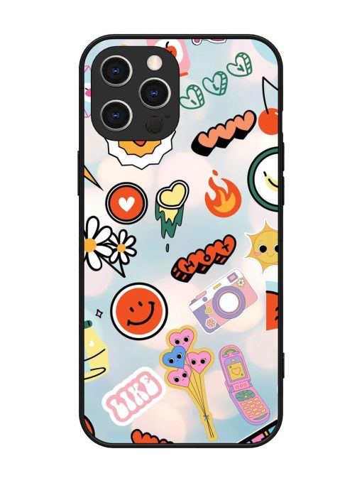 Cheerful Glossy Soft Edge Case for Apple Iphone 12 Pro Max Chachhi