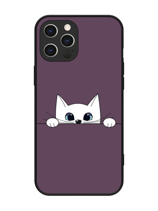 Peek-A-Boo Kitty Glossy Soft Edge Case for Apple Iphone 12 Pro Max Chachhi