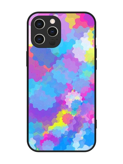 Psychedelic Cloud Burst Glossy Soft Edge Case for Apple Iphone 12 Pro Max Chachhi