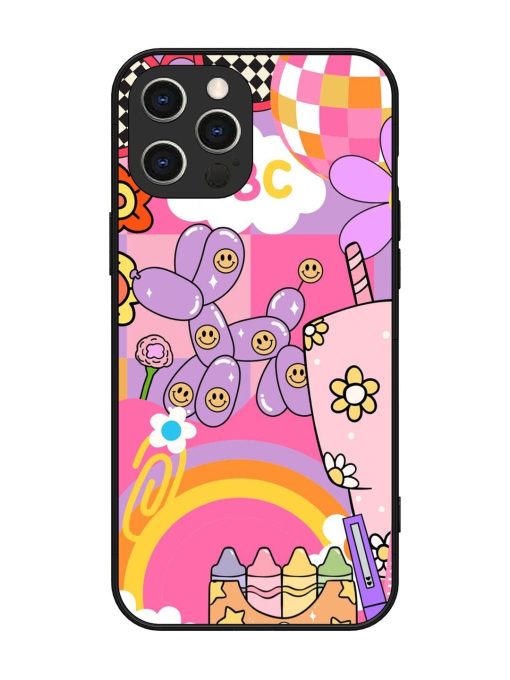 Whimsical Y2K Chaos Glossy Soft Edge Case for Apple Iphone 12 Pro Max Chachhi