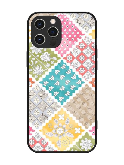 Patchwork Dreamscape Glossy Soft Edge Case for Apple Iphone 12 Pro Max Chachhi