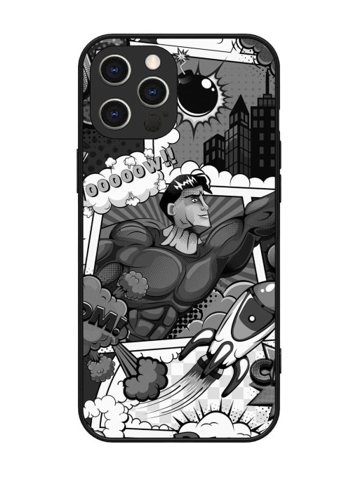 Comic Book Chaos Glossy Soft Edge Case for Apple Iphone 12 Pro Max Chachhi