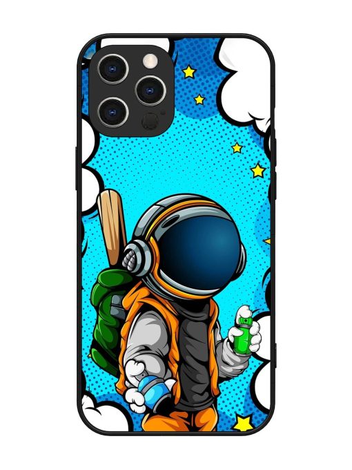 Space Graffiti Artist Glossy Soft Edge Case for Apple Iphone 12 Pro Max Chachhi