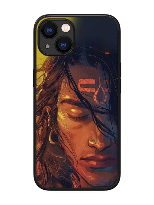 Tranquil Shiva Glossy Soft Edge Case for Apple Iphone 13 Chachhi