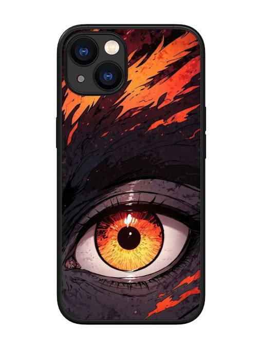 Inferno Gaze Glossy Soft Edge Case for Apple Iphone 13 Chachhi