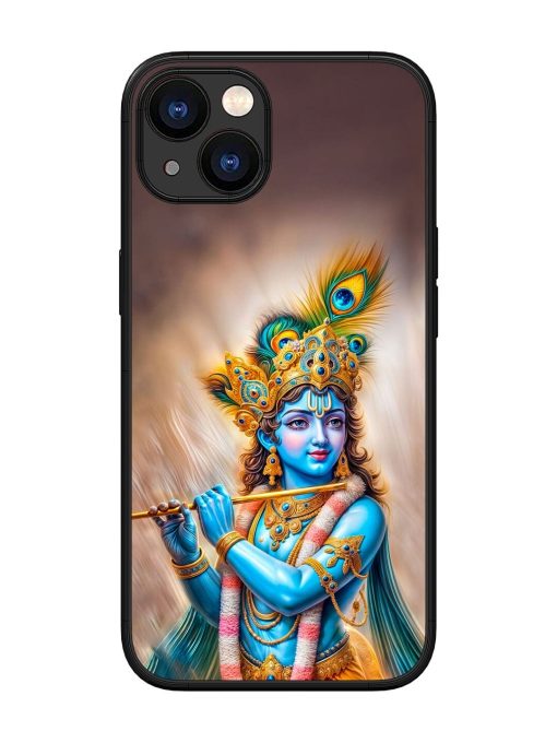 Divine Krishna Glossy Soft Edge Case for Apple Iphone 13 Chachhi