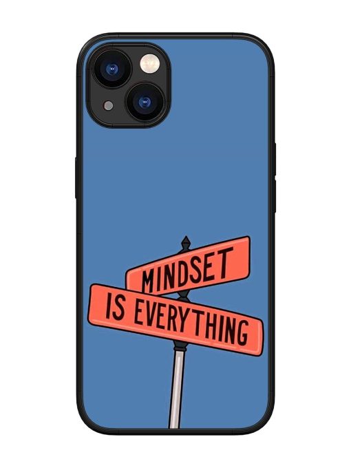 Mindset Matters Glossy Soft Edge Case for Apple Iphone 13 Chachhi