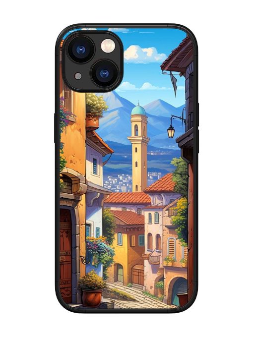 Tuscan Twilight Glossy Soft Edge Case for Apple Iphone 13 Chachhi