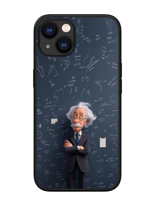 Albert Einstein Glossy Soft Edge Case for Apple Iphone 13 Chachhi