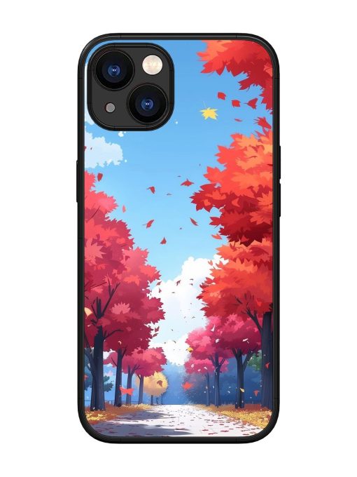 Autumn'S Embrace Glossy Soft Edge Case for Apple Iphone 13 Chachhi