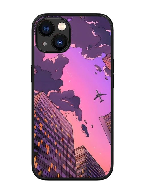 Urban Twilight Glossy Soft Edge Case for Apple Iphone 13 Chachhi