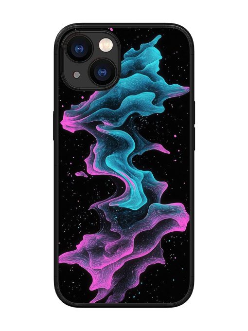 Cosmic Currents Glossy Soft Edge Case for Apple Iphone 13 Chachhi