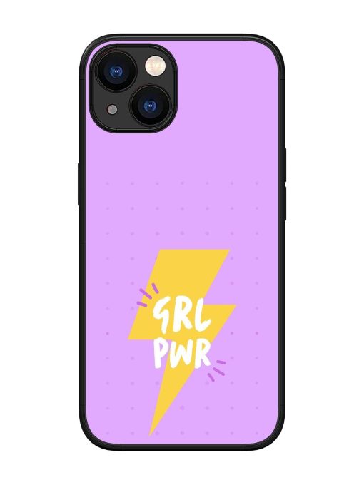 Girl Power Spark Glossy Soft Edge Case for Apple Iphone 13 Chachhi