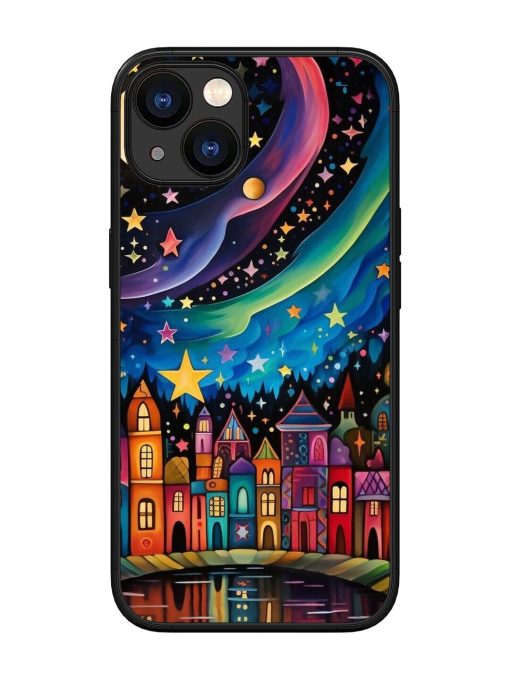 Starlit Village Glossy Soft Edge Case for Apple Iphone 13 Chachhi