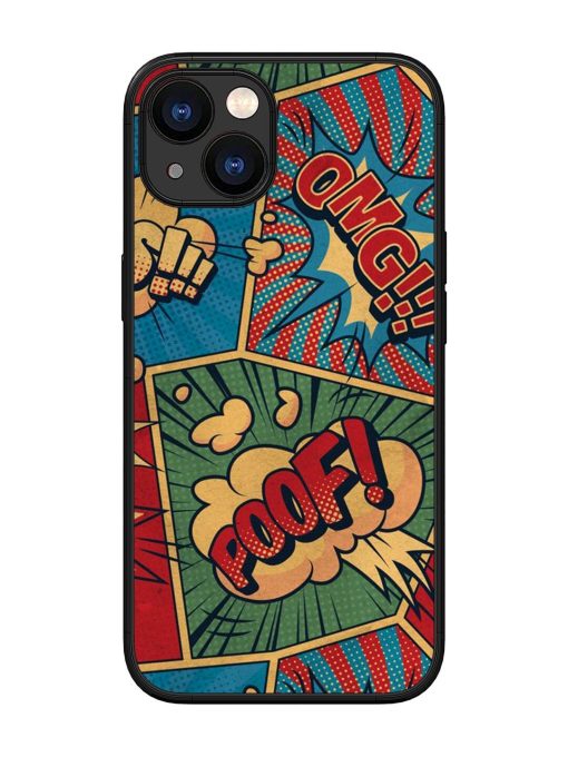 Comic Book Chaos Glossy Soft Edge Case for Apple Iphone 13 Chachhi