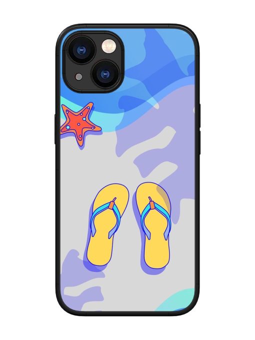 Sandy Toes And Salty Seas Glossy Soft Edge Case for Apple Iphone 13 Chachhi