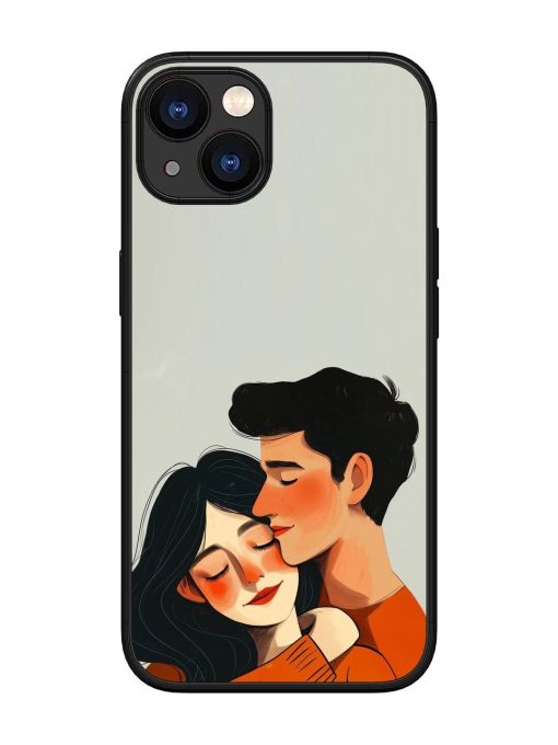 Craft Couples Glossy Soft Edge Case for Apple Iphone 13 Chachhi