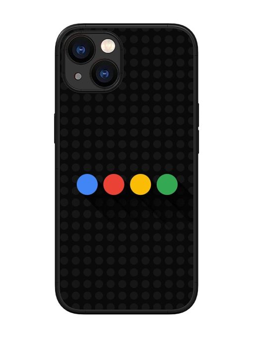 Google Dots Glossy Soft Edge Case for Apple Iphone 13 Chachhi