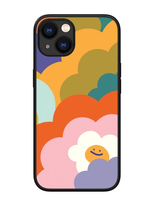 Happy Flower Power Glossy Soft Edge Case for Apple Iphone 13