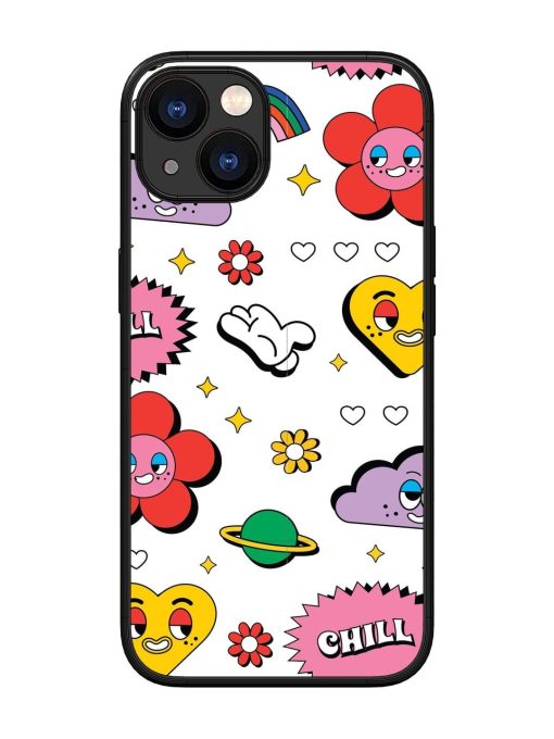 Whimsical Wonderland Glossy Soft Edge Case for Apple Iphone 13 Chachhi