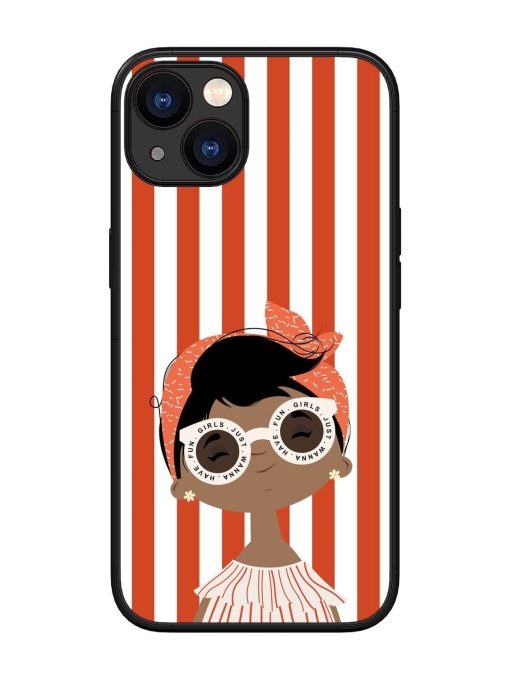 Girls Just Wanna Have Fun Glossy Soft Edge Case for Apple Iphone 13 Chachhi