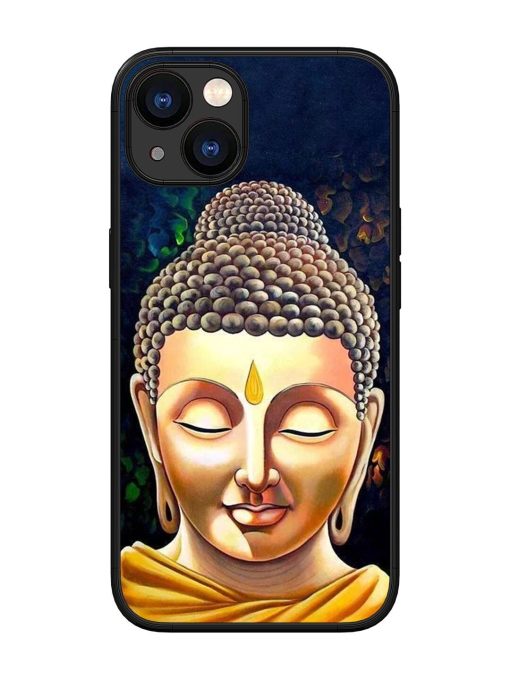 Buddha Face Glossy Soft Edge Case for Apple Iphone 13 Chachhi