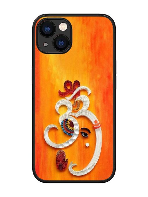 Ganesha In Quilling Art Glossy Soft Edge Case for Apple Iphone 13 Chachhi