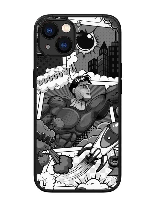 Comic Book Chaos Glossy Soft Edge Case for Apple Iphone 13 Chachhi