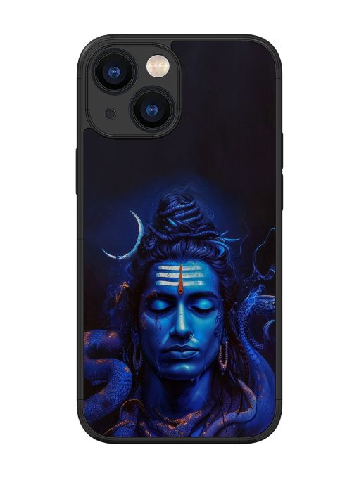 Mystic Mahadev Glossy Soft Edge Case for Apple Iphone 13 Mini Chachhi