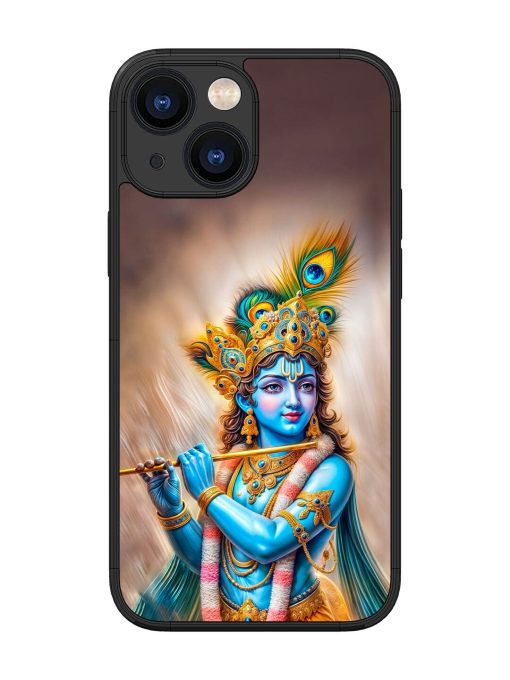 Divine Krishna Glossy Soft Edge Case for Apple Iphone 13 Mini Chachhi